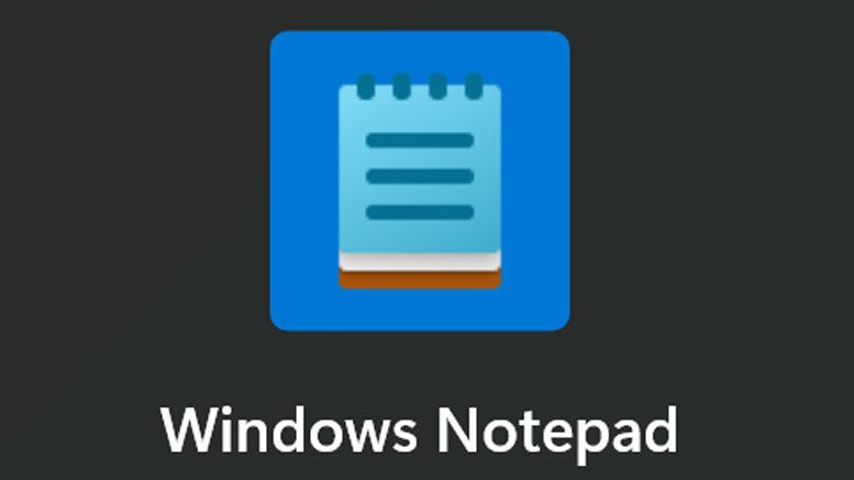 Microsoft's Notepad 