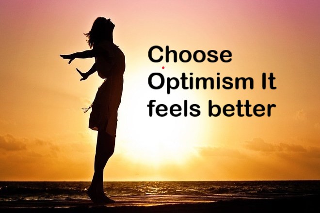 What is the behavior of an optimist? Choose optimism