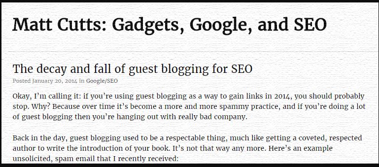 Guest Blogging for SEO