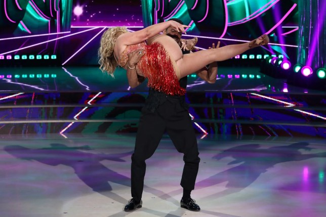 Singer Anastacia lifted to reveal inner parts