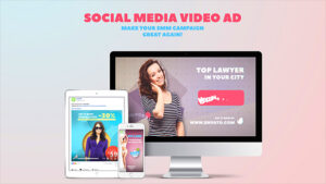 Social media video ad